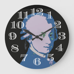 Grande Horloge Ronde Conception d'horloge de Mozart