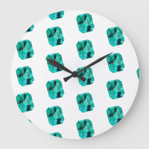 Grande Horloge Ronde Conception Gem