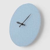 Grande Horloge Ronde Conception graphique de petits tirets (Angle)