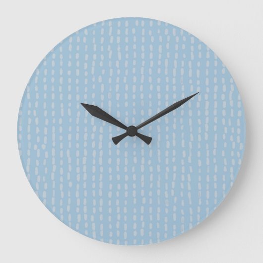 Grande Horloge Ronde Conception graphique de petits tirets (Recto)