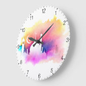 Grande Horloge Ronde Conception islamique (Angle)