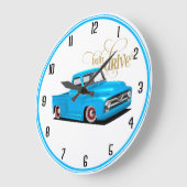 Grande Horloge Ronde Conçu pour lecteur (Angle)