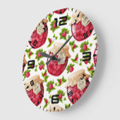 Grande Horloge Ronde Confiture de framboise (Angle)