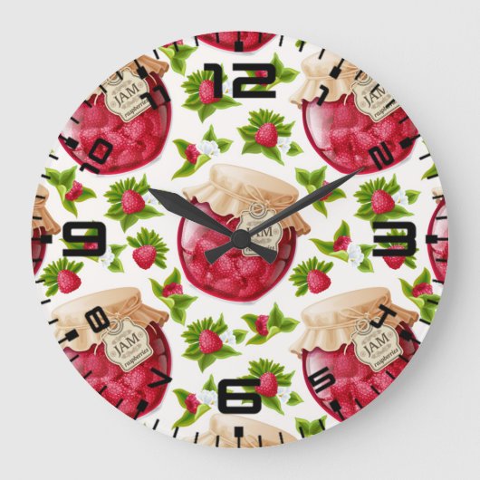 Grande Horloge Ronde Confiture de framboise (Recto)