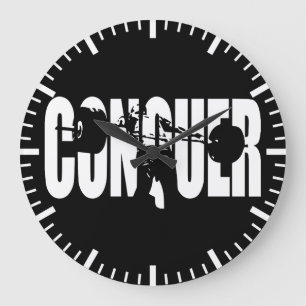 Grande Horloge Ronde CONQUER - Haltérophilie olympique - Motivation de