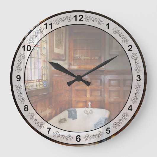 Grande Horloge Ronde Consommateur - Temps de bain (Recto)