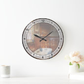Grande Horloge Ronde Consommateur - Temps de bain (Maison)