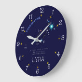 Grande Horloge Ronde Constellation de l'hémisphère Nord Lyra (Angle)