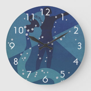 Grande Horloge Ronde Constellation du Verseau, Astrologie du Zodiaque V