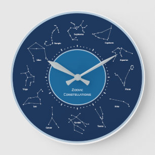 GRANDE HORLOGE RONDE CONSTELLATIONS DE ZODIAQUE