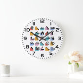 Grande Horloge Ronde Construction and DIY Home Improvement Icons (Maison)
