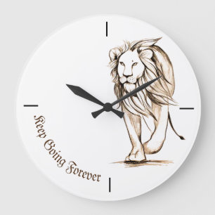 Grande Horloge Ronde Continuez À Partir Pour Toujours