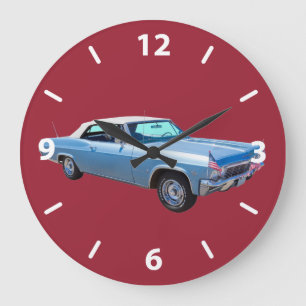 Grande Horloge Ronde Convertible 1965 de l'impala 327 de Chevy