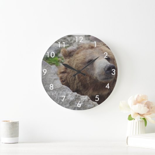 Grande Horloge Ronde Cook bear (Maison)