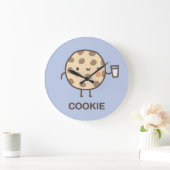 Grande Horloge Ronde Cookie (Maison)