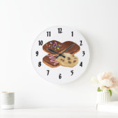 Grande Horloge Ronde Cookie (Maison)
