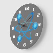 Grande Horloge Ronde Cool et Nerd (Angle)