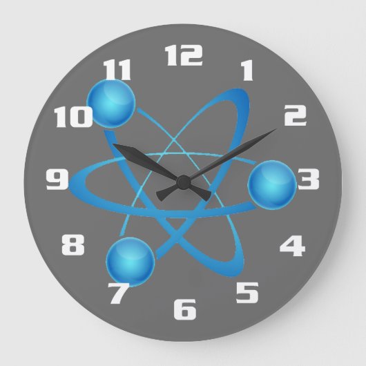 Grande Horloge Ronde Cool et Nerd (Recto)