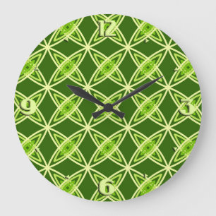 Grande Horloge Ronde Copie atomique moderne de la moitié du siècle -