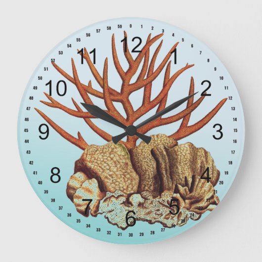 Grande Horloge Ronde Corail (Recto)