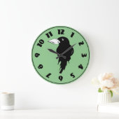 Grande Horloge Ronde Corbeau (Maison)