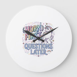 Grande Horloge Ronde Corne de Licorne Premier Questions Plus Tard Autoc