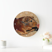 Grande Horloge Ronde Corner Look Guinée Pig (Maison)