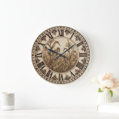 Grande Horloge Ronde Cornfield Wall Clock (Maison)