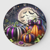 Grande Horloge Ronde Correctif Citrouille enchâssé (Recto)