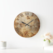 Grande Horloge Ronde corroded steel (Maison)