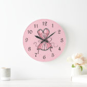 Grande Horloge Ronde Corse rose Flirty (Maison)