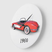 Grande Horloge Ronde Corvette convertible (Angle)