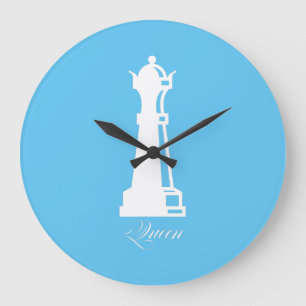 Grande Horloge Ronde Costume Chess Lover