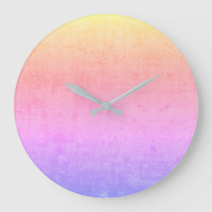 Grande Horloge Ronde coucher de soleil doux