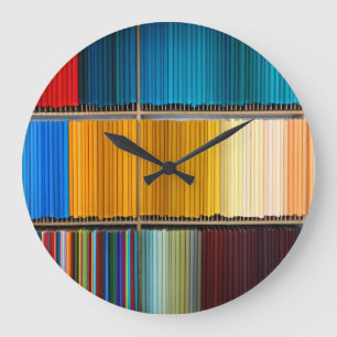 Grande Horloge Ronde Couleur heure