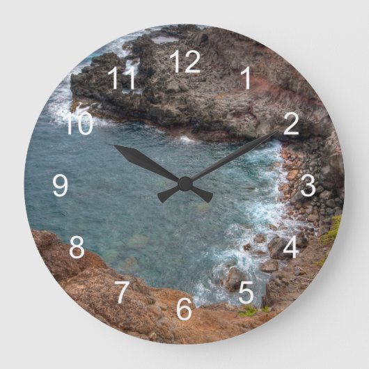 Grande Horloge Ronde Couleurs de Maui (Recto)