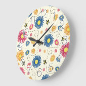 Grande Horloge Ronde Couleurs du ressort (Angle)