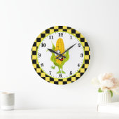 Grande Horloge Ronde country corn decor decor (Maison)