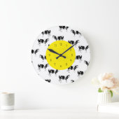 Grande Horloge Ronde Country Cow Kitchen Wall Clocks (Maison)