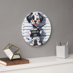 Grande Horloge Ronde Coupable d'amour