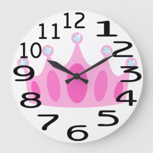 Grande Horloge Ronde Coupe de Pink Crown