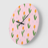 Grande Horloge Ronde Coupe de Tulip (Angle)