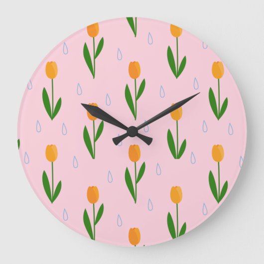 Grande Horloge Ronde Coupe de Tulip (Recto)