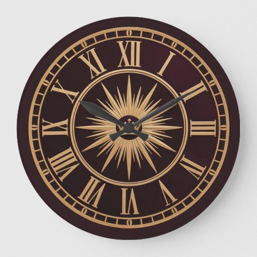 Grande Horloge Ronde Couronne royale d'or (Recto)