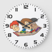 Grande Horloge Ronde Course automobile pour enfants Pinewood Derby (Recto)