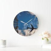 Grande Horloge Ronde coussin gonflable (Maison)