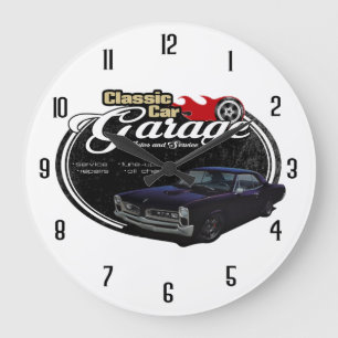 Grande Horloge Ronde Coutume classique GTO de garage de voiture