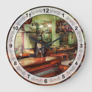 Grande Horloge Ronde Couture - Industrielle - L'atelier de misère