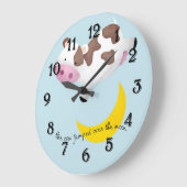 Grande Horloge Ronde Cow Jumped Over the Moon (Angle)