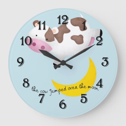 Grande Horloge Ronde Cow Jumped Over the Moon (Recto)